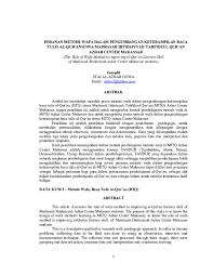 Download buku wafa 2 pdf. Pdf Peranan Metode Wafa Dalam Pengembangan Keterampilan Baca Tulis Al Qur Ansiswa Madrasah Ibtidaiyyah Tahfidzul Qur An Azhar Center Makassar Jumadil M Academia Edu