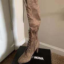 Fashion Nova Shoes Thigh High Boot Love Me Long Time Boot Poshmark