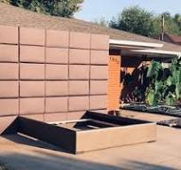 Curved Wood Fluted Ribbed Wall Panels With Top Curved Design ...
