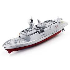 Bateau Radiocommande Jouet Telecommande 2 4 Ghz 4 Canaux Anthracite Bateau Radiocommande Navire De Guerre Bateau