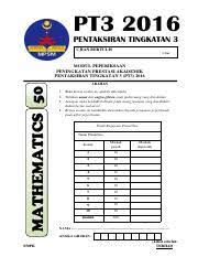 You have just read the article entitled soalan matematik pt3. Percubaan Pt3 2016 Kedah Mat Pdf Pt3 2016 Pentaksiran Tingkatan 3 Ujian Bertulis 2 Jam Mathematics 50 Modul Peperiksaan Peningkatan Prestasi Akademik Course Hero