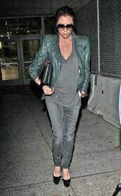 Victoria Beckham Leather Jacket Victoria Fashion Victoria Beckham Style Victoria Beckham Outfits