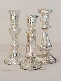 Shop for mercury glass candle holders at walmart.com. Candleholders Home Living Antique Candle Holder French Antique Mercury Glass Candlestick Candle Stick 12 2
