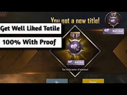 New pubg partner title explain how we get that can everyone able to get that pubg mobile. How To Get Well Liked Tatile In Pubg Mobile How To Get Get Well Wellness
