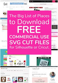 The quality of the svg files she offers is. The Big List Of Places To Download Free Commercial Use Svg Cut Files Cutting For Business
