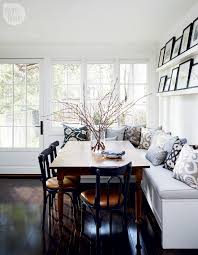 As i mentioned in the dining room plan post, with the small footprint of our dining space and my bench seat dream, it is a no brainer to diy banquette seating for this space. Kitchen Table Banquette Off 63