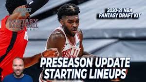 Nba basketball is one of the most watched sporting events all over the usa, with the massive fan base growing year after year. Nba Starting Lineups Rotation Predictions Fantasy Basketball Goldmine Youtube