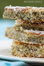 low carb mohnkuchen vom blech rezept mohnkuchen zuckerfreier kuchen kuchen ohne mehl