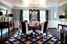 The valraven dining room server invites you to feast your eyes on a magnificent side of life. How To Make A Statement With Black And White Rugs