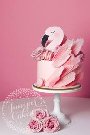 Blush Pink Flamingo Cake With Macarons And Roses Flamingo Cake Birthday Cake Kids Pink Flamingos