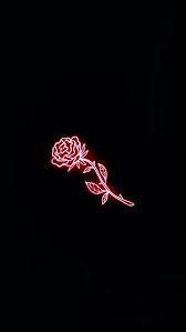 Aesthetic Black And Red Rose Wallpaper Pin By Karissa York On Wallpaper Neon Wallpaper Black Aesthetic Wallpaper Dark Wallpaper