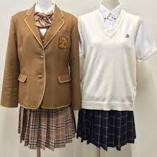 OT417-2 () 栃木県 壬生高校 6点セット /M/W69/丈47/ブレザー/スカート/ブラウス/セーター/ベスト/リボン/冬服/高校/学生服/女子学生  | www.csi.matera.it