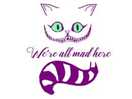 Cat With Tail Svg Cat Clipart Tale Land Bundle Svg Tea Svg Etsy Cat Clipart Cheshire Cat Tattoo Cheshire Cat Drawing