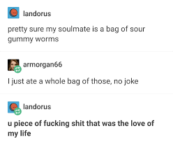 Gummy Worm Soulmate Tumblr Funny Jokes Relatable