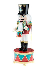 Christmas xmas nutcracker ballet gold label animated music box. Clever Creations Classic Drummer Nutcracker Music Box Blue And Red Drum And Stand 12 Tall Festive Collectible Nutcracker Perfect For Any Decor Theme 100 Wood