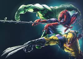 Download Hd Hulk Spider Man Wolverine Marvel Comics Wallpapers Marvel Comics Wallpaper Wolverine Artwork Drawing Cartoon Characters Spiderman is a hero loved by many people world wide, if you're also a huge fans of spiderman so you could check this hulk sedang marah. pinterest
