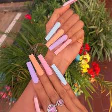 And the longer the nails, the more interest in the eyes and more surprise. Cute Spring Pastel Multicolored Nails 2020 Cute Manicure