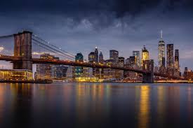 Photography Of Black Concrete Bridge And City Building During Night Time Downtown Manhattan Photogr In 2020 City Wallpaper Bridge Wallpaper Best Desktop Wallpapers Hd