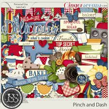 Make your kid the perfect easter sunday accessory: A Pinch And A Dash Digital Scrapbook Kit Digital Scrapbooking Kits Scrapbook Kits Digital Scrapbooking