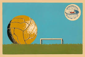 Fifa World Cup 1962 Postcard Soccer Art Soccer Logo Sports Logo