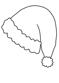 Free Printable Santa Hat Coloring Pages For Kids Christmas Ornament Template Christmas Stencils Christmas Applique