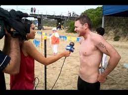 Jake Nolan From Bondi Rescue Comes 2nd In The 2 Kilometer Beachside Radiology Coffs Ocean Swim 2012 Beachside Swimming Ocean