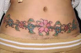 Flower stomach tattoos femme fatale black and grey lower stomach belly tattoo. Pin On Tummy Tuck Tattoos