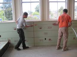 Warmboard Wall Installation Also A Great Solution When Remodeling And Existing Floors Must Be Preserved Warmboard Old Building Heater