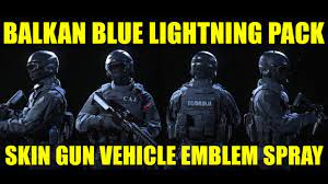 Brand New Balkan Blue Lightning Pack Call Of Duty Modern Warfare Youtube