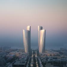 The highly flat nature of qatar's terrain is easily visible on the map. Foster Partners Unveils Lusail Towers In Qatar A Landmark Project For A New Central Business District In The City Archdaily