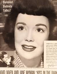 1949 Jane Wyman Movie Ad Matted Vintage 11x14 Print "kiss in the Dark"