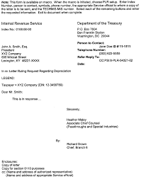 Here is an example of an irs hardship letter. 32 3 2 Letter Rulings Internal Revenue Service