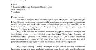 Sebelum membuat surat lamaran kerja ada beberapa tips yang harus kamu perhatikan: Contoh Surat Lamaran Guru Yang Masih Kuliah Contoh Surat