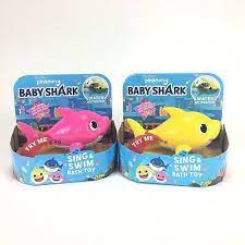 A wide variety of shark bath toy options are available to you, such as plastic type. Baby Shark Pinkfong Sing Swim Bath Toy Mommy Baby Pink Yellow Ebay Bath Toys Baby Shark Toys