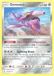This is a pokemon single card. Pokemon Card Sun Moon Unbroken Bonds 127 214 Genesect Rare Bbtoystore Com Toys Plush Trading Cards Action Figures Games Online Retail Store Shop Sale