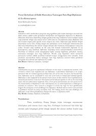 Satu hal yang tidak terelakkan saat. Pdf Peran Globalisasi Di Balik Munculnya Tantangan Baru Bagi Diplomasi Di Era Kontemporer