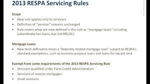 Webinar: Understanding The New Mortgage Servicing Rules - Youtube