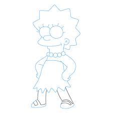 A page for describing characters: Lisa Simpson Zeichnen Lernen Schritt Fur Schritt Tutorial Zeichnen Leicht Gemacht