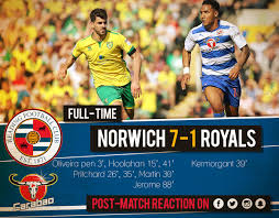 Norwich city 2, reading 1. Reading Fc On Twitter Full Time Norwich City 7 1 Reading The Damage Was Done In The First Half As The Canaries Run Riot