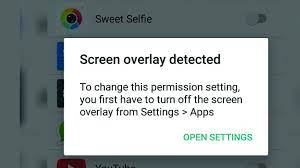 Screen overlay is a special permission granted to android apps, with the help of. Screen Overlay Detected Fix It In A Minute