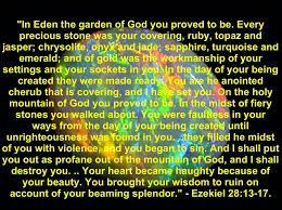 Ezekiel 28 13 17 1 Timothy 6 Chrysolite Precious Stones