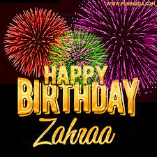 A great friend who is always by your side in ups and downs. Wishing You A Happy Birthday Zahraa Best Fireworks Gif Animated Greeting Card Download On Funimada Com