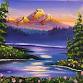 Sip n Paint in Melbourne: Bob Ross' Sunset Landsca... event in Kew VIC