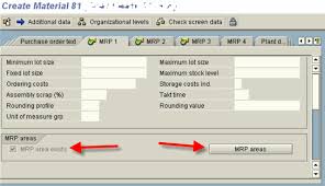 Easy to schedule the material availability. Using Mrp Areas Sap123 Com
