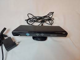 Microsoft Xbox 360 Kinect Connect Black Sensor Bar Official Model 1414 w  Wires