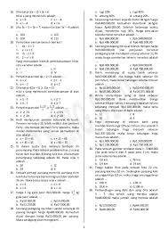 20200304 download soal matematika pts kelas 7 smp semester genap 2020 2021 2022 pdf semester 2 atau semester genap tahun pelajaran 2020 2021 2022 sudah tidak lama lagi akan segera berakhir. Soal Uas Ganjil Matematika Smp Kelas Vii 2015 2016