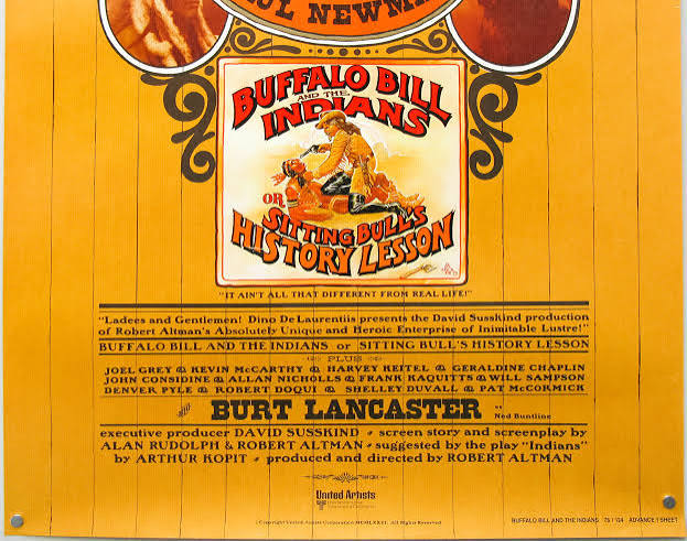 Buffalo Bill and the Indians, or Sitting Bull's History Lesson / one sheet  / USA