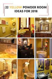 Short on space, big on style. 38 Powder Room Design Ideas Photos Yellow Powder Room Powder Room Powder Room Design Ideas
