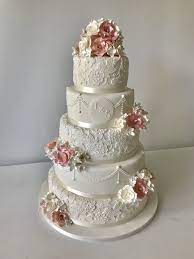 Brocade Big Wedding Cakes Beautiful Wedding Cakes Simple Wedding Cake