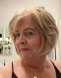 One year away from turning 50...short hair and natural gray hair🤗